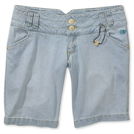 Juniors' Denim Bermuda Shorts