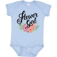 thumbnail image 3 of Inktastic Flower Girl Hand Lettering with Flowers Illustration Girls Baby Bodysuit, 3 of 5