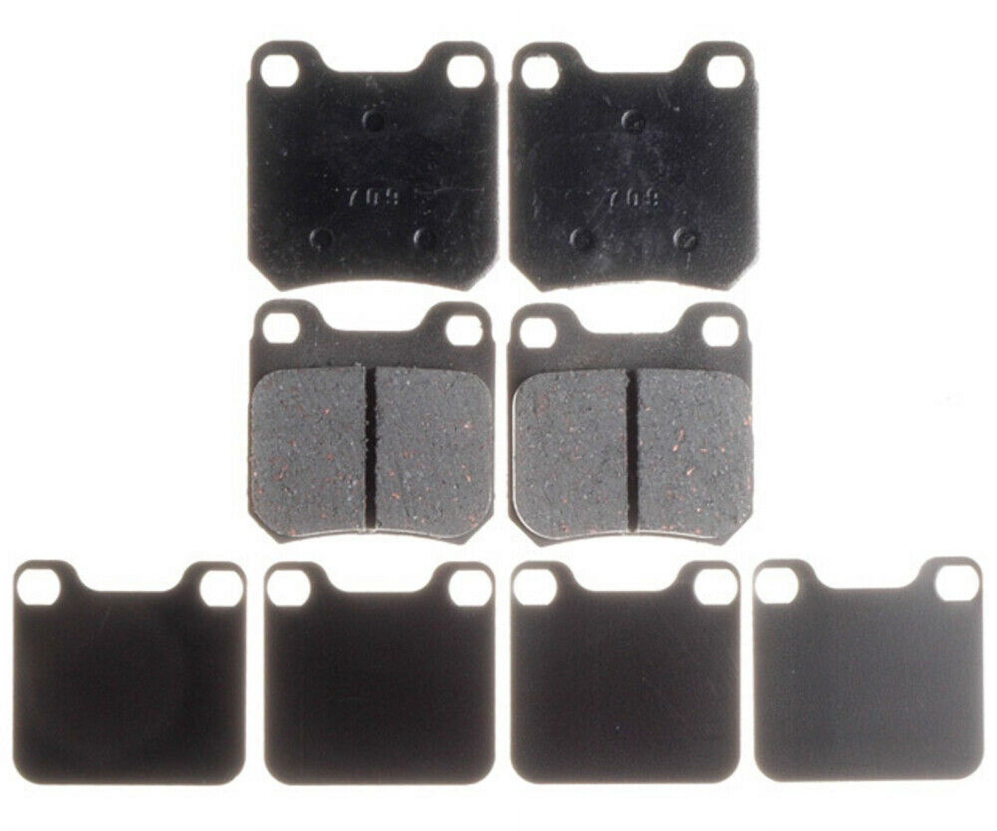 Raybestos PGD709AC Professional Grade Ceramic Disc Brake Pad Set Fits select: 2001-2003 SATURN L200, 2001-2004 SATURN LW300