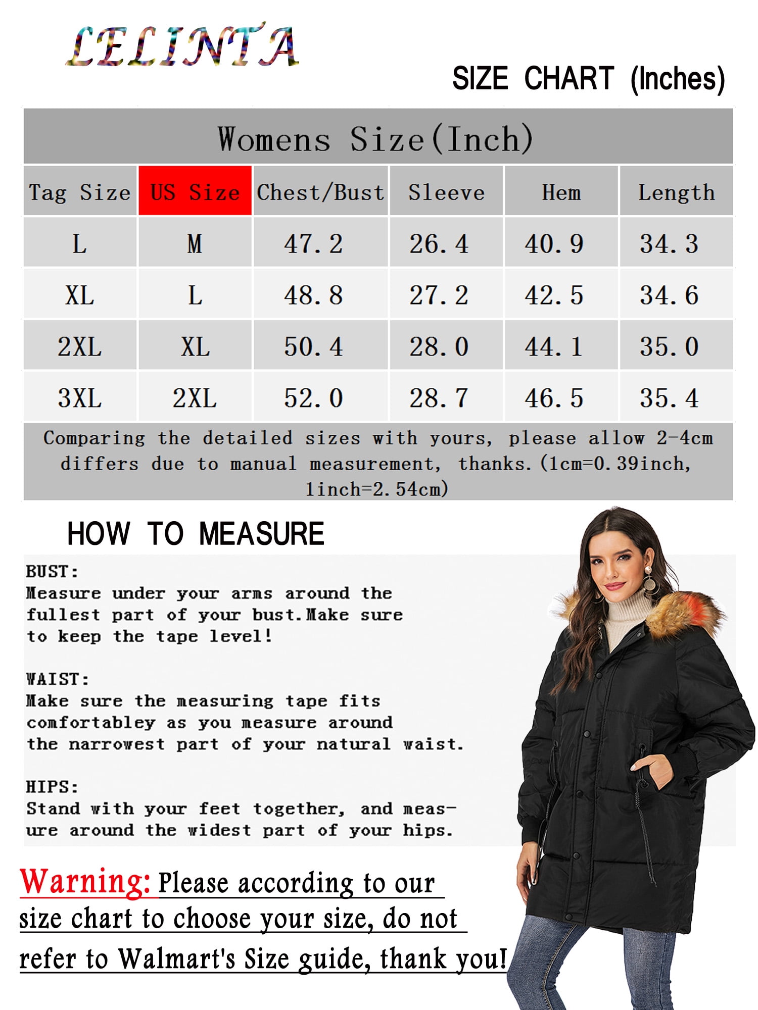 Lelinta Lelinta Womens Winter Down Blend Quilted Jacket Puffer Jacket Coat Plus Size Long Hoodie Coat Warm Hooded