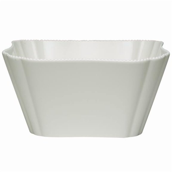 Red Vanilla PP100-251 128 oz Pinpoint White Salad Bowl - 9.5 in.