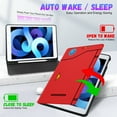 thumbnail image 3 of Gemfits Case for iPad 7/8/9 - Flexible Soft TPU Stand Back Cover with Pencil Holder, Auto Sleep/Wake, illustrated_book, 3 of 6