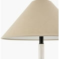 thumbnail image 5 of Livabliss Table Lamps, 25" Abrego Global Bedside Nightstand Table Lamp for Bedroom Living Room Office, White Body with White Ivory Shade (25"H x 19"W x 19"D), 5 of 5