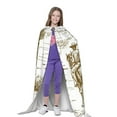 thumbnail image 4 of Honeii Western Desert Cowboys Print Poncho Cape, Cloak Coat, Snuggly Hooded Wearable Blanket, Hooded Cape For Teenagers,Halloween Costumes-Large, 4 of 7
