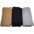 thumbnail image 4 of Conjunto de 3 bufandas envolventes para mujer, versátiles y aptas para todas las estaciones, 4 of 5
