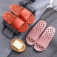thumbnail image 4 of Bathroom Slippers Quick Drying - Hollow Simple Shower Slides Household Sandals, 4 of 6