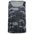 thumbnail image 3 of Hansber Men's Sleeveless Shirt Tank Tops Undershirt Muscle Tee Tops Gym Workout Athletic Bodybuilding Charcoal Grey 3XL, 3 of 7