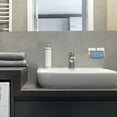 thumbnail image 2 of 2 juegos de jabonera de pared con soporte para baño, drenaje de agua, estante de acero inoxidable, pegatinas sin rastro para niños, 2 of 6