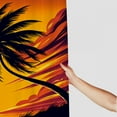 thumbnail image 3 of JRXY Tropical Beach Palm Tree Shower Curtain Multiple Sizes White, 3 of 7