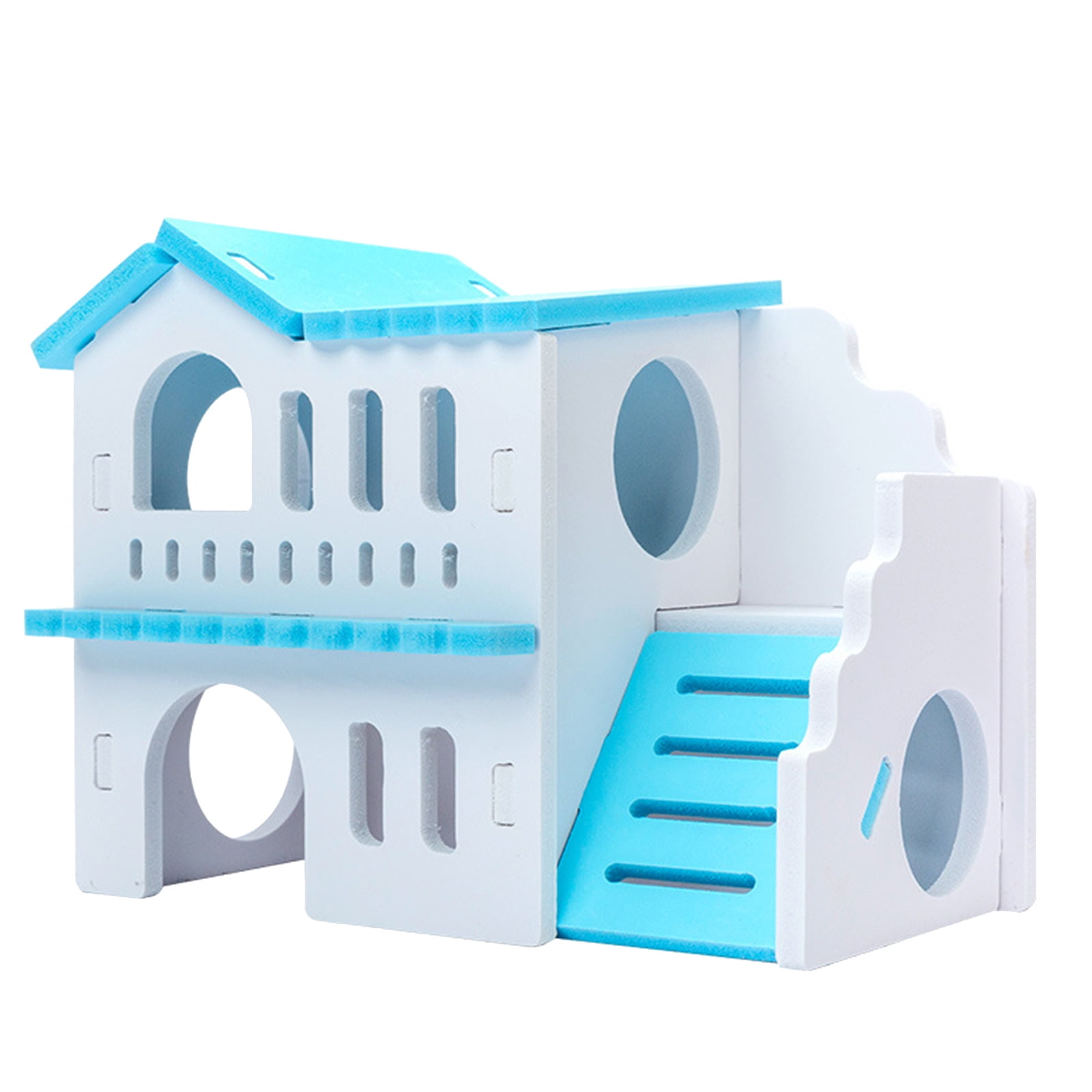 Hamster House Small Natural Wooden Bed Warm House for Gerbils Chinchillas