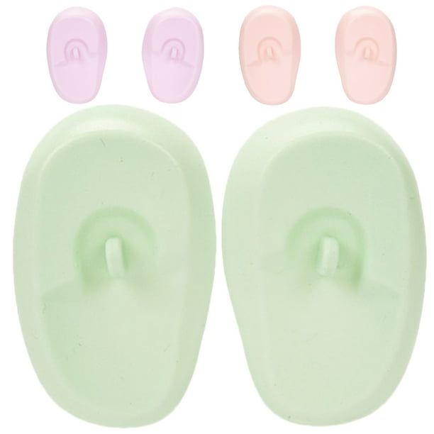FESTFENDS 3 Pares Protectores De Silicona Para Oídos Uso En Peluquería Y De
