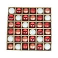 thumbnail image 5 of Dmlowu Christmas Balls Shatterproof Christmas Ball Ornaments for Xmas Christmas Tree, 36pc Glittering Christmas Tree Ball Decorations 30mm/1.18" Christmas Tree Ornaments Decor, 5 of 5
