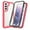 Pink, variant on Allytechgroup Galaxy S25 Case with Screen Protector, Clear Rugged Hybrid Anti-Yellow Shockproof Full Body Protective Slim Fit Phone Case for Samsung Galaxy S25 - Blue