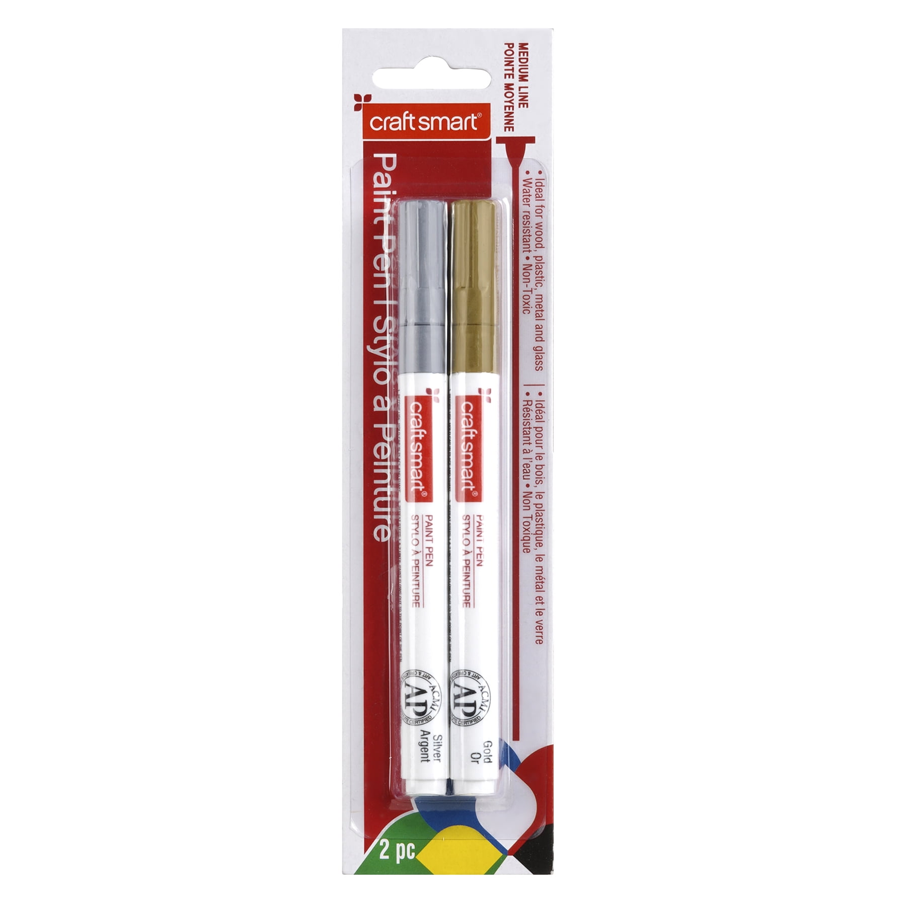 12 Packs: 2ct. (24 total) Medium Line Paint Pens by Craft Smart