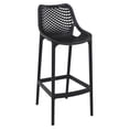 thumbnail image 2 of Compamia Sky Air Square Bar Set with 2 Barstools Black, 2 of 5