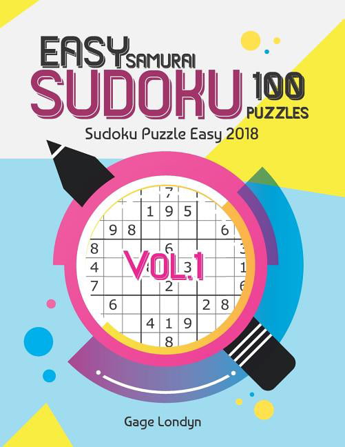 Easy Samurai Sudoku 100 Puzzles Vol 1  Sudoku Puzzle Easy