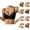 Black, variant on Push Up Bras for Women Comfortable Lightweight Breathable Underwire Triple Lifting Bralettes Everyday Bra