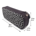 thumbnail image 3 of Lsque Black Leopard Printed Big Capacity PU Leather Pencil Case Large Pencil Pouch Stationery Pen Bag Pencil Holder for Teen, 3 of 6