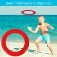 thumbnail image 3 of Tnobhg Kids Outdoor Flying Disc Ring Beach Garden Lawn Courtyard Throwing Ring Game Colorful Hollow Flying Saucer Toy Parent-child Family Game Boys Girls Gift, 3 of 7