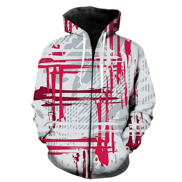 Traje de carreras para hombre, sudadera con cremallera y capucha, ropa de calle divertida, primavera, estampado 3D, manga larga, chaquetas con capucha, estilo Harajuku, informal, de moda, de gran tama