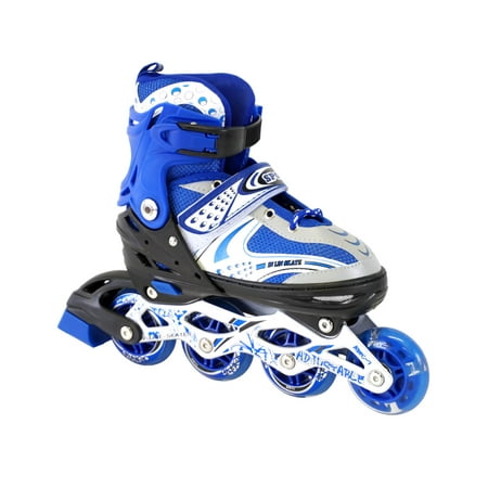 Size 11j 2 Adjule Kids Light Up Inline Skates
