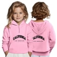 thumbnail image 2 of SRZYMJ Boys Girls Quarter Zip-Up Hoodies Long Sleeve Pullover Sweatshirts Pockets for Casual School and Outdoor Wear Pink 11-12 Years, 2 of 6