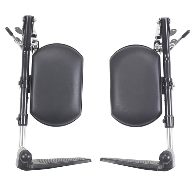 Reposapiernas elevables Drive Medical para usar con sillas de ruedas Chrome Sport, Cirrus IV con marco cromado y Viper (1 par), LELR-TF
