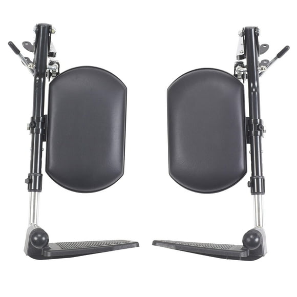 Reposapiernas elevables Drive Medical para usar con sillas de ruedas Chrome Sport, Cirrus IV con marco cromado y Viper (1 par), LELR-TF