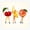1pcs, variant on Fruit Girls Pin-Ups: Cherry, Banana, Peach Er, Phone Decal Water Bottle Stickers Car Decals, Funny Birthday Gift