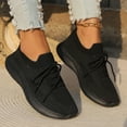 thumbnail image 4 of Women Thick-Soled Solid Sneakers Casual Mesh Walking Shoes Lightweight Sport Shoes Tennis Sneakers for Women Stylish, 4 of 6
