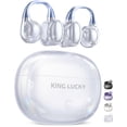 thumbnail image 1 of Auriculares con clip King Lucky Gen 3 inalámbricos Bluetooth 6.0 blancos, 1 of 9