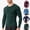 Army Green, variant on LpwkSSA Men's Breathable Sport Train Solid Color Long Sleeve Round Neck Shirt Green XXL