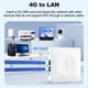 thumbnail image 5 of Enrutador 4G LTE con Módem WiFi 6 y Tarjeta SIM Compatible con 10 Conexiones de Dispositivos. Enrutador Inalámbrico Móvil para Asia, África y Europa., 5 of 5