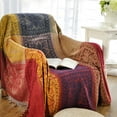 thumbnail image 3 of Boho Throw Blanket,NKTIER Sofa Cotton Blanket Boho Chair Cover Bed Sofa Soft Chair Cover Soft Cotton Tapestry Office Home Decoration, 3 of 7