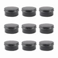 thumbnail image 4 of Paquete de 12 latas redondas con tapa de rosca, latas de aluminio con tapas para bálsamo labial, especias, dulces, té y velas, 4 of 5
