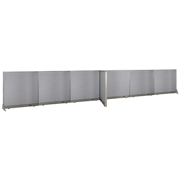 GOF T-shaped Freestanding Partition (30”D x 288”W x 48”H) Office Room Divider, Privacy Screen, Workstation Cubicle