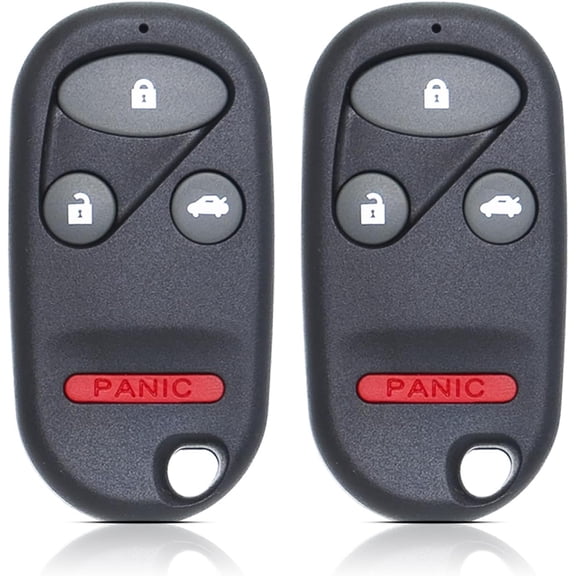 Key Fob Remote Replacement Fits for Honda Accord 1998 1999 2000 2001 2002/Acura TL 1999-2003 KOBUTAH2T Keyless Entry Remote Control 72147-S84-A03 72147-S0K-A02(Pack of 2)