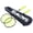 2pcs Green (Free Bag), variant on Composite Carbon Fiber Badminton Racket Enhanced Control & Speed, Solid Core Mid-od, Lightweight, 4U, G5, ≤28lbs, with Matching Bag, Great for Beginner Novice Training, Sports Gift Ideas