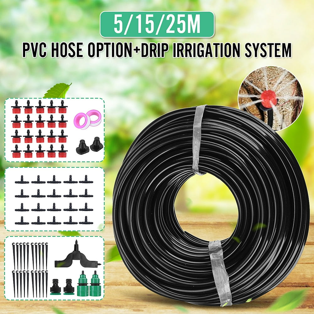 DIY Garden Micro Drip Irrigation System Plant Flower Automatic Watering Sprinkler Kit with