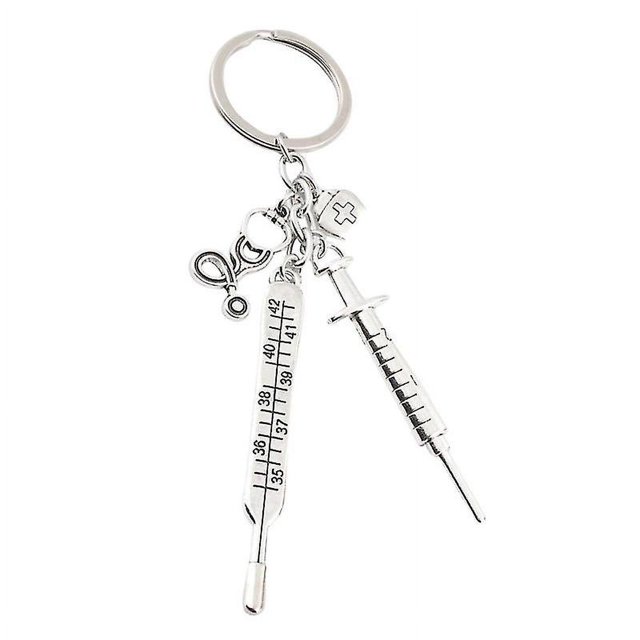 Llaveros accesorios para médicos, llavero creativo, llavero exquisito, decoración para llaves, pequeño regalo para hombres y mujeres