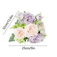 thumbnail image 3 of JingChun 1Pc Artificial Flowers Silk Peony Flower Fake Flower Small Pieces Wedding Bouquet Design for Home Store Decoration Indoor&Outdoor, 3 of 6