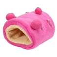 thumbnail image 3 of Easy To Install Hamster House, Hamster , Warm Hammock Squirrels Hamsters Rose Red, 3 of 8