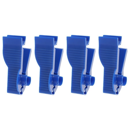 

4pcs Plastic Peritoneal Flow Control Clamps Peritoneal Pipe Fixing Clips for Hospital