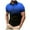 Gradient, variant on Funny Golf Shirts for Men Dinosaur Quarter Zip Printing Print Golf Polo Shirts Lightweight Summer Beach Casual Casual Golf Shirts,Black,XXXL