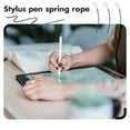 thumbnail image 4 of 12Pcs Elastic Tether Lanyard for Touch Pens Plastic Retractable Cords Stylus Pen Hanging Ropes Black Total Length, 4 of 9