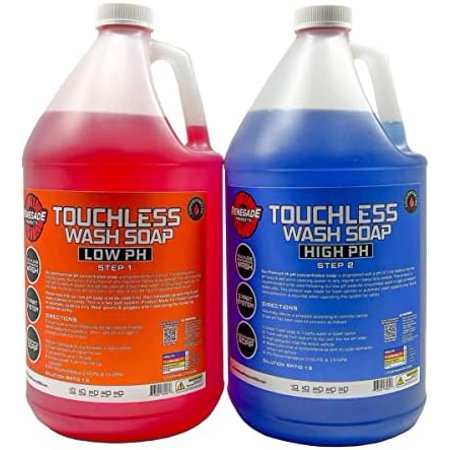 Renegade Products USA - Touchless 2-Step Truck Wash Soap System, Scrub Free Truck Cleaner for Big Rigs