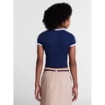 thumbnail image 3 of Weekend Academy Girls Graphic Baby Tee with Short Sleeves, Sizes 4-18, 3 of 5