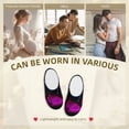 thumbnail image 7 of Yiaed Futuristic Purple Panther A、 Print Slippers Fuzzy Warm Cozy Slippers Non Slip House Slippers For Indoor Outdoor Slippers House Slippers-39/40, 7 of 7
