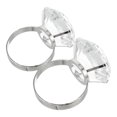 thumbnail image 1 of Houderco 2Ud Accesorios De Con Anillos De Cristal Imitación Para Elegante Y Fotos, 1 of 8