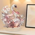 thumbnail image 6 of 2D Flat Acrylic Cat Figurine Decorative Ornaments, Colorful Kitten Animal Figurines With Stand Decor, 6 of 10
